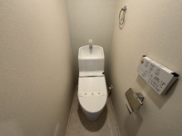 ゆったりとした空間のトイレです
