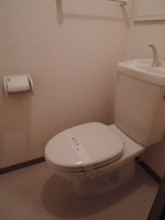 清潔感のあるトイレです