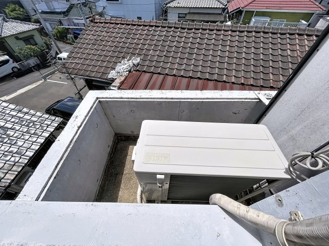 フリーダム本原のバルコニー|明るく風通し良好です