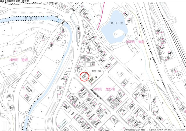 26/7/7商談中　戸建　飛騨市神岡町館野町　500万（2026/4/29新規）の地図