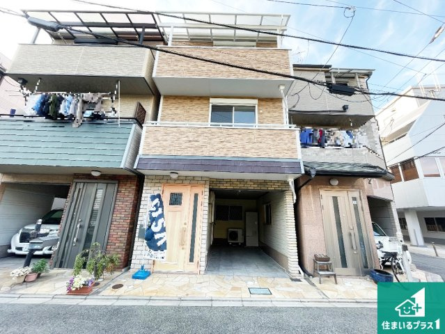 尼崎市食満　中古一戸建ての外観|周辺は落ち着いた街並みの住宅地！子育てがしやすい住環境です！気になることがありましたら、お気軽にお問い合わせください！