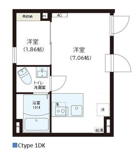レピュア錦糸町レジデンスⅡの間取り