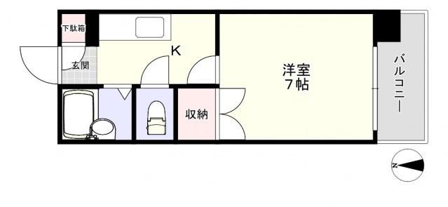【間取り】 | シャトレ平田