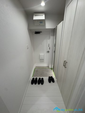 レクハイム藤沢六会の玄関|シンプルで使いやすい玄関です