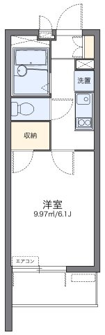 レオパレスパタータⅢの間取り