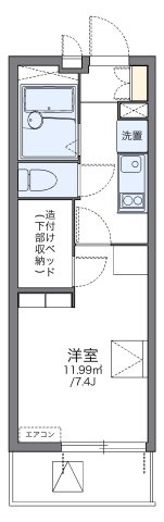 レオパレスリモーネⅣの間取り