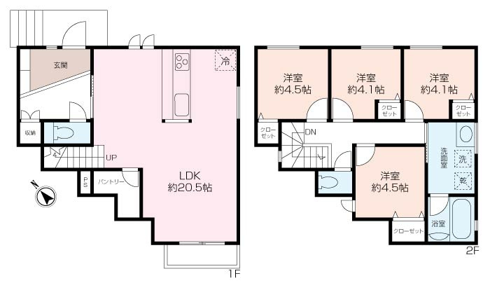 ー全5棟ー六浦3丁目新築戸建 5号棟の画像