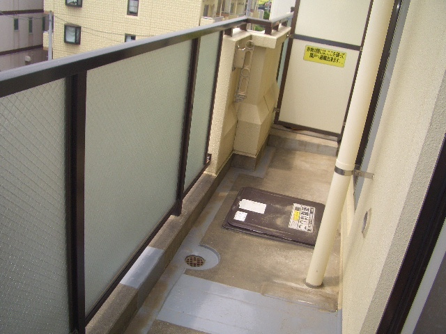 川島ハイツⅡのバルコニー