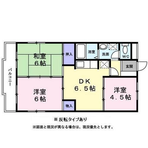 川島ハイツⅡの間取り