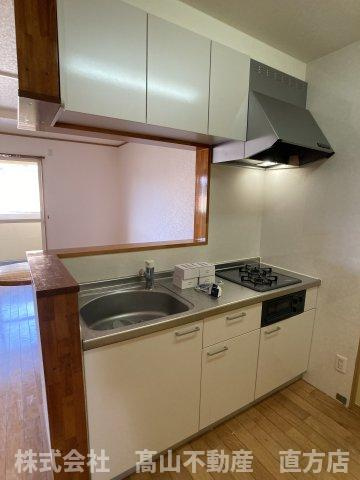 宮若市磯光のアパートのキッチン