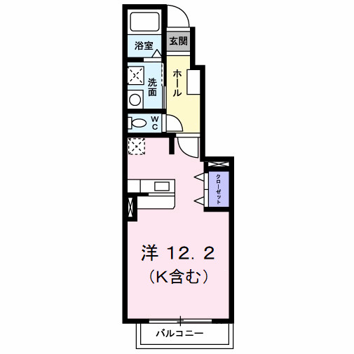 サンレミ葛原Ｄの間取り