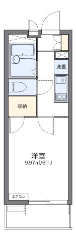 レオパレスクレエの間取り