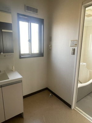 【洗面所】 | 真壁桜井住宅 | 洗濯機置き場