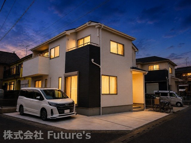 三郷市上口1丁目　中古戸建の外観|CGによる画像処理を行っています。現況と相違する場合は現況優先となります。