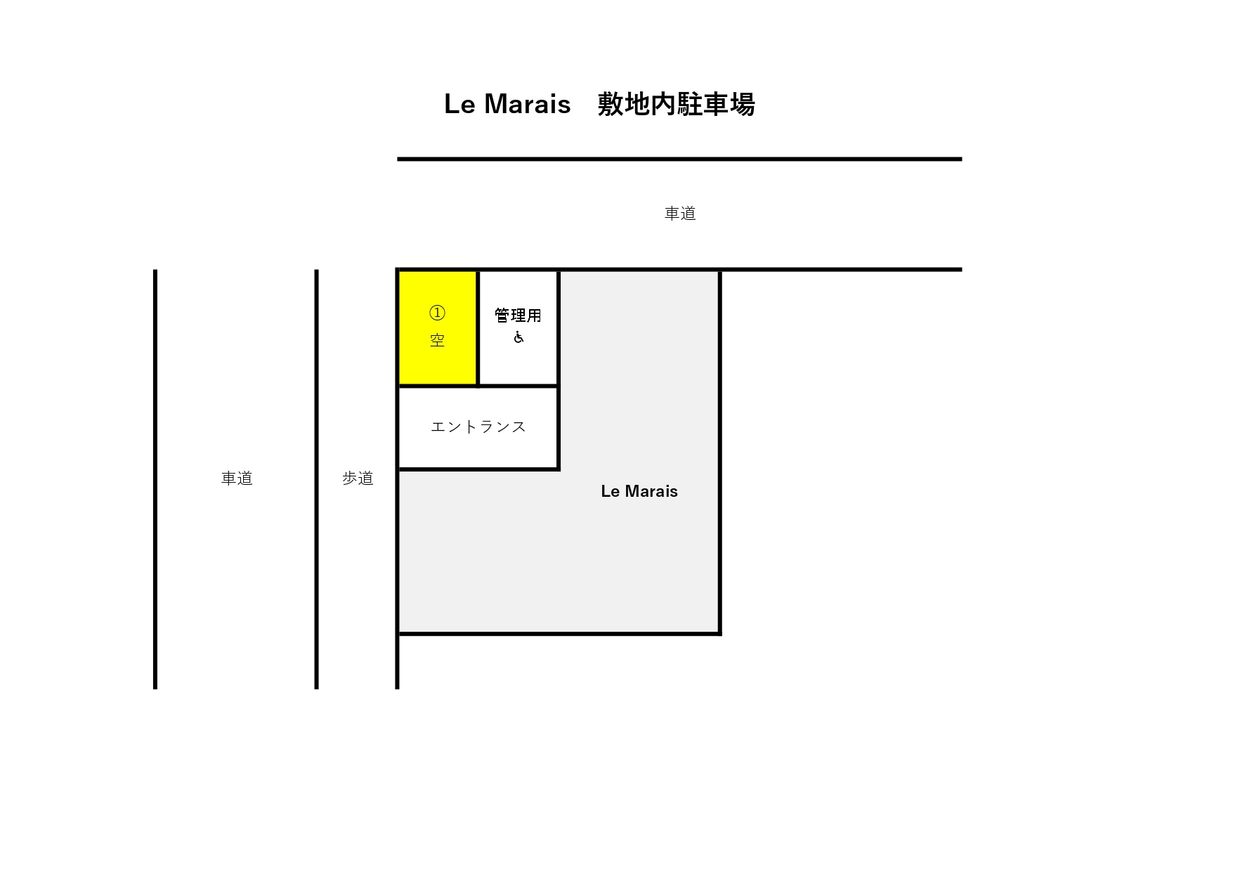 Le Maraisの区画図
