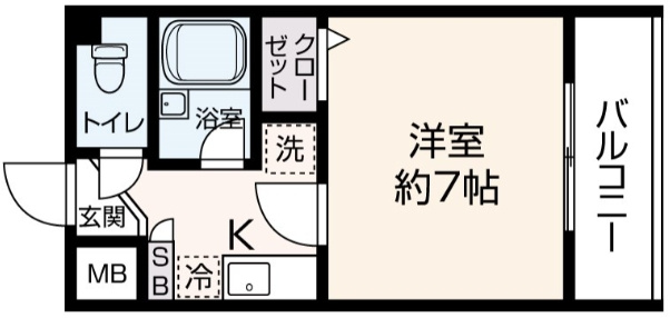 フェローチェ清瀬の間取り