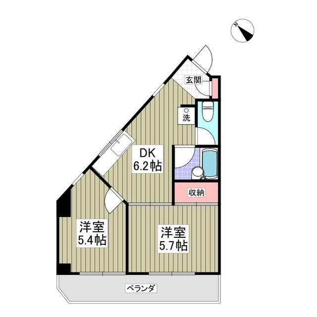 セラーズ二宮の間取り