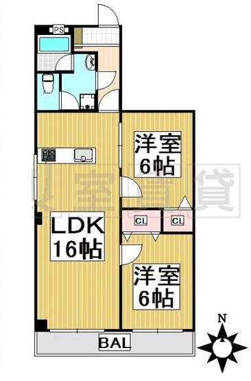 【間取り】 | コーポ・トシ
