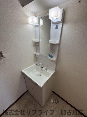 シャーメゾン魚住Ⅱの洗面所