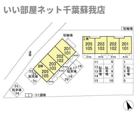 サウスヒルズ　Ⅱの区画図|ひと味違う？不動産屋のイメージを変えたい！『いい部屋ネット千葉蘇我店』へ是非お越しください♪
