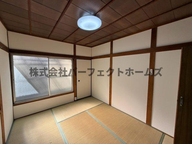 点野5丁目戸建　賃貸の和室|和室があれば客間としても活用できます