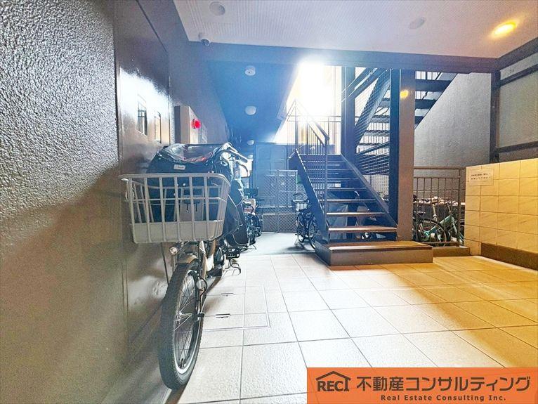 朝日プラザ六甲Ⅱの駐輪場