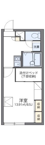 レオパレスローズの間取り
