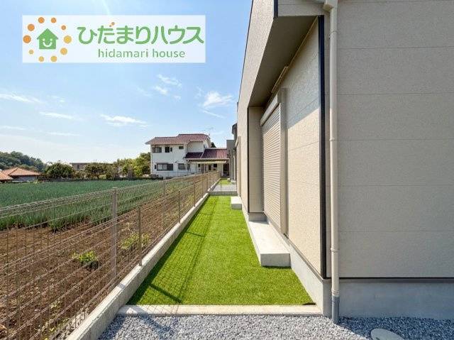 【庭】 | 土浦市真鍋5丁目2086番　新築戸建　B号棟 | お庭付物件になります！お庭遊びや、プールなどお子様も大喜び(^^)