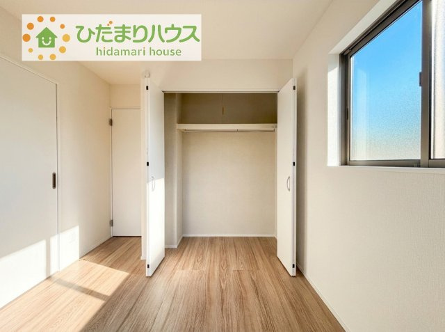 【収納】 | 土浦市真鍋5丁目2086番　新築戸建　B号棟 | 和室にも大容量のクローゼット完備！
お布団やお子様のおもちゃなどがスッキリ収納できますね(^^♪