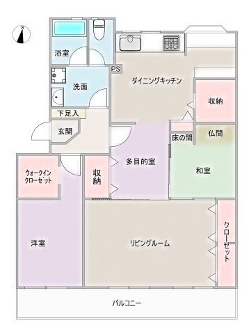 大森台住宅２棟の間取り
