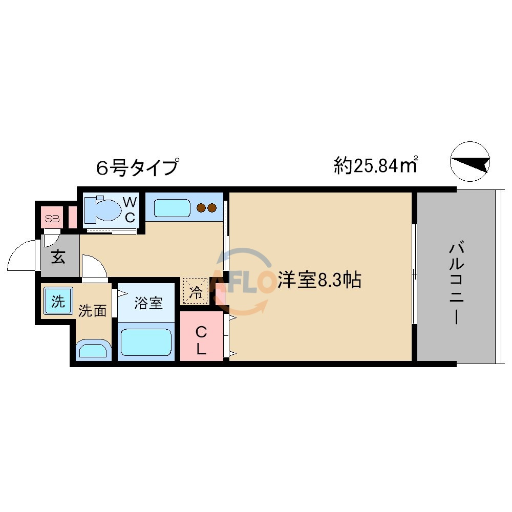 フォレストガーデン天満橋Ⅰの間取り|フォレストガーデン天満橋Ⅰ　間取り
