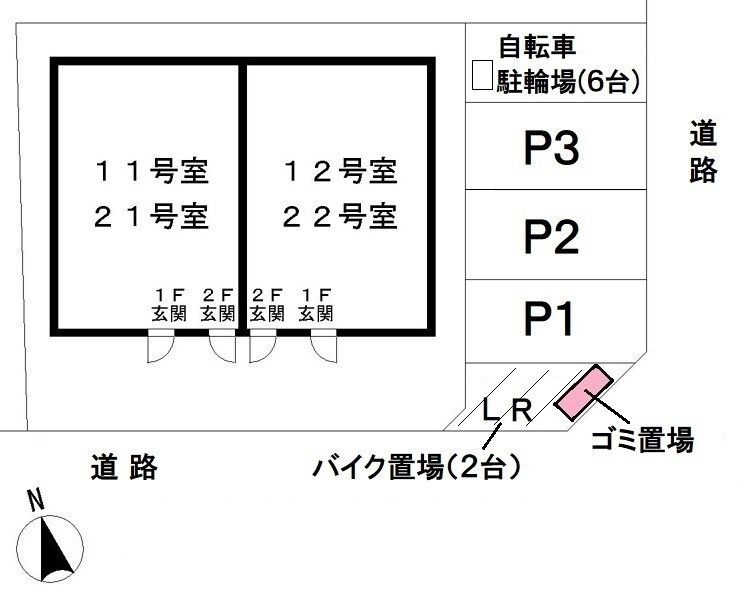 ＭＡＤＥＩＲＡの区画図