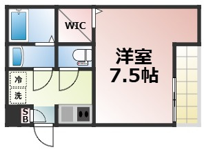 【間取り】 | CASA南巽WEST　仲介手数料無料