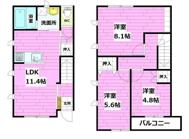 エリートAPの間取り