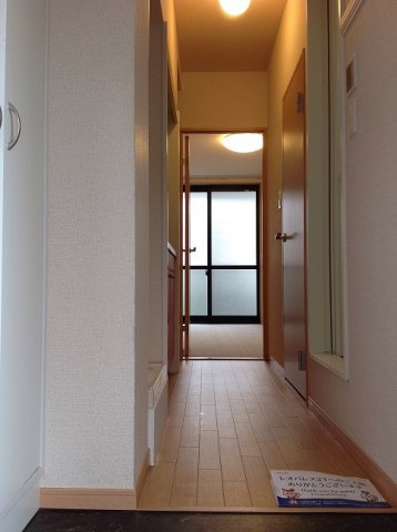 レオパレスパタータⅢの玄関
