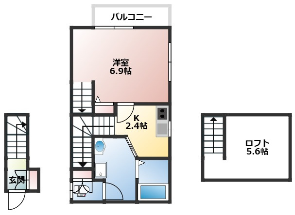 Liberta前上町の間取り