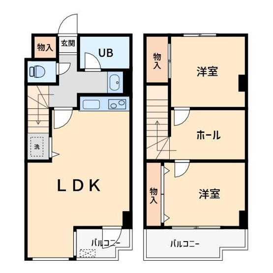 【間取り】 | ピアレジアオヤマ5