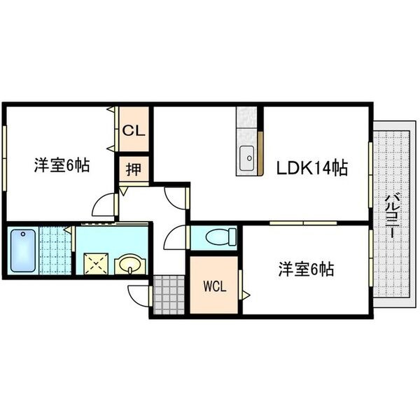 フォレストほうじの木の間取り