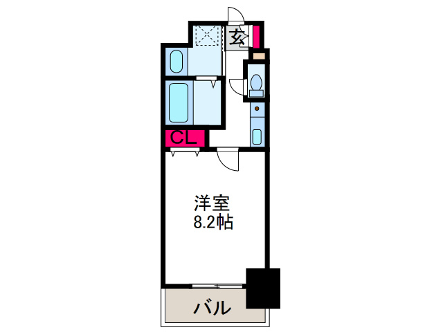 SWISS難波西の間取り