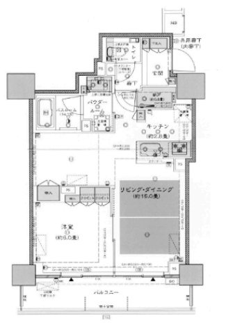 シティタワー天王寺の間取り