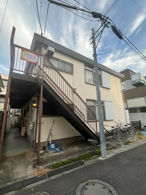 桜コーポの外観|お電話でお問い合わせを頂くとスムーズです♪