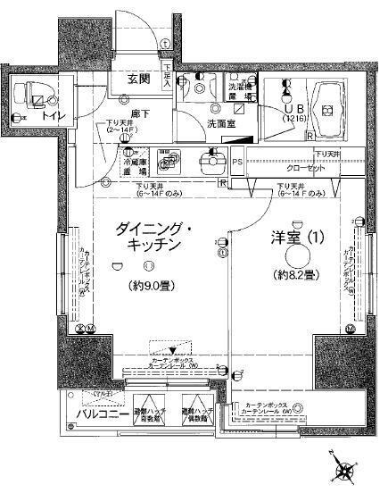 グランフォース上野入谷の間取り