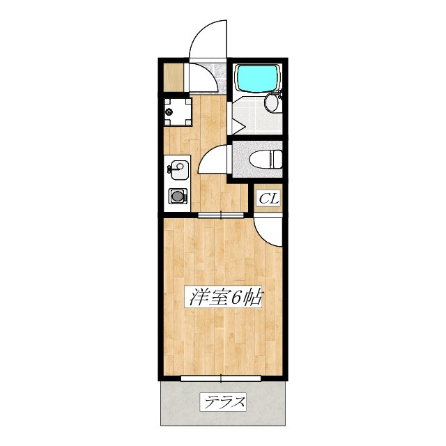 コーポ荻野の間取り|間取りです☆
