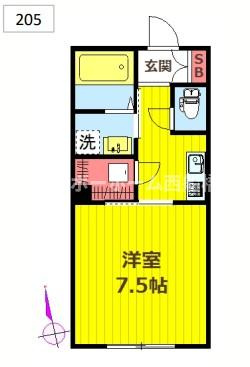 フォルス24の間取り