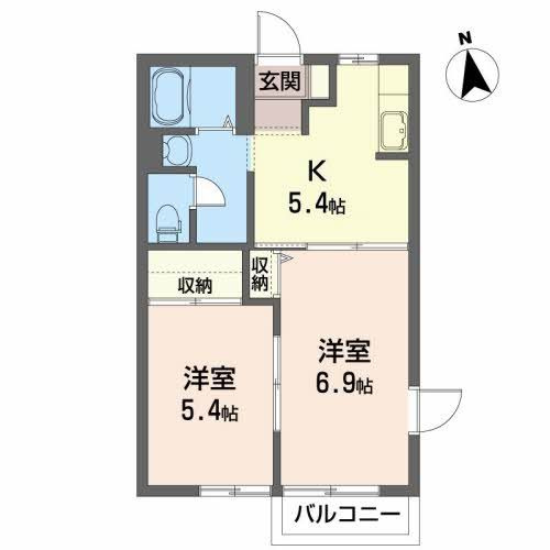 エス・カーサの間取り