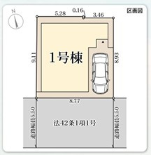 【区画図】 | リーブルガーデン明石市西明石町４期 | 区画図