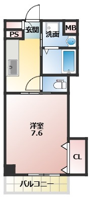 ロジュマン門真の間取り