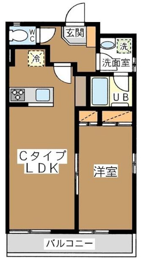 【間取り】 | ブランドール弐番館
