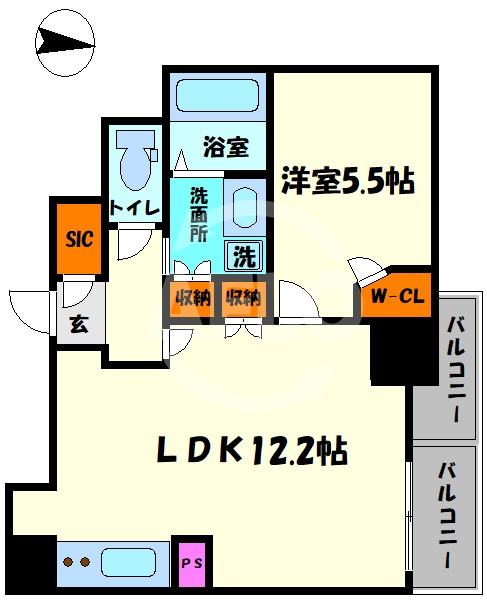 ブランズ大阪松屋町の間取り|ブランズ大阪松屋町　間取り