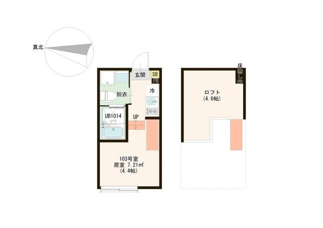 ラシュレ赤塚の間取り
